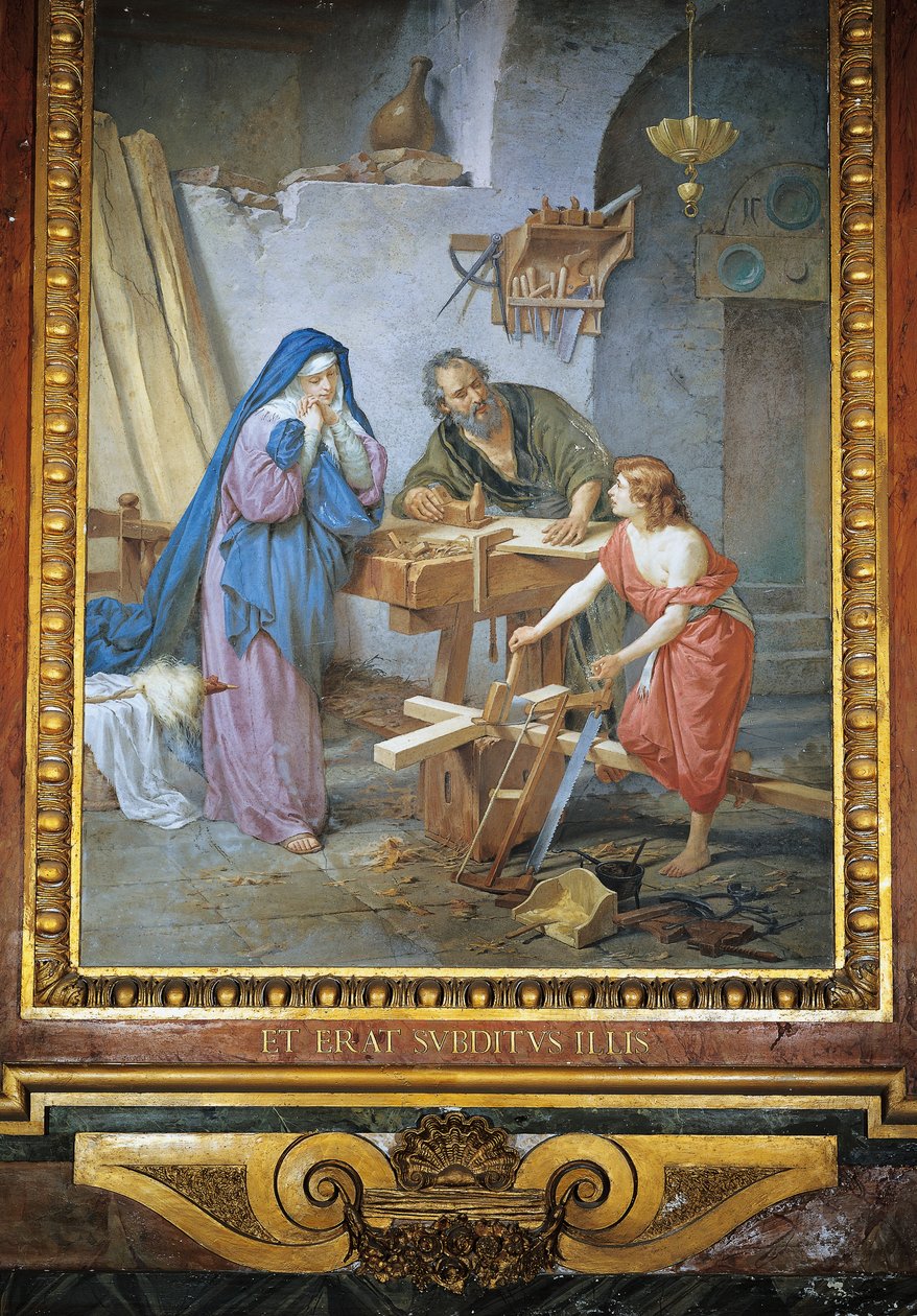 Heilige Familie van Nazareth door Cesare Mariani