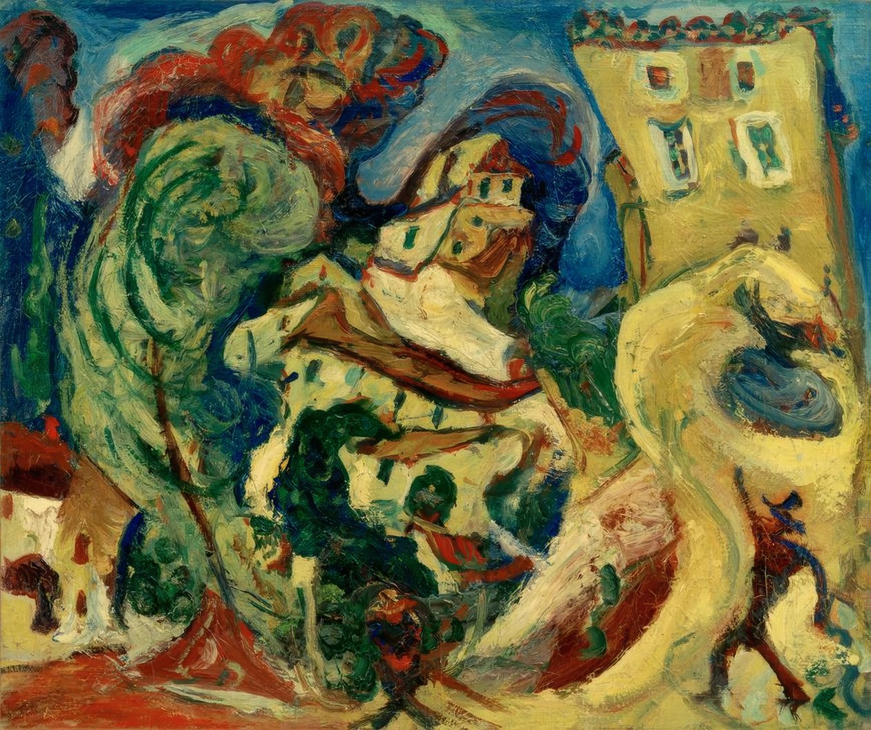 Ch. Soutine, Landschap bij Cagnes door Chaim Soutine