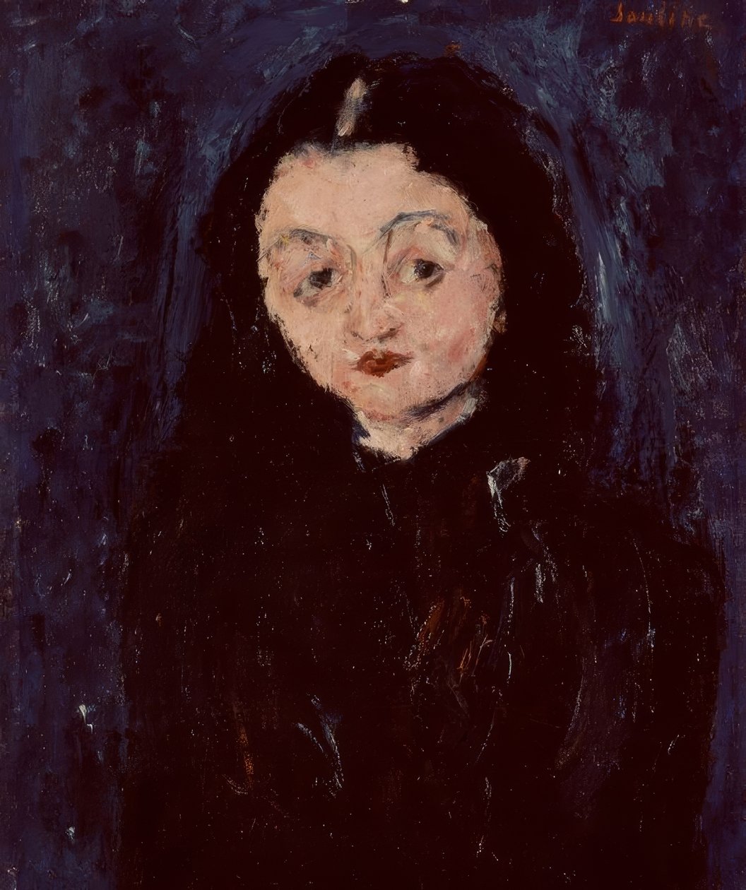 Vrouwelijk portret – 20e eeuw – Frans expressionisme. Kunstenaar: Chaim Soutine. door Chaim Soutine