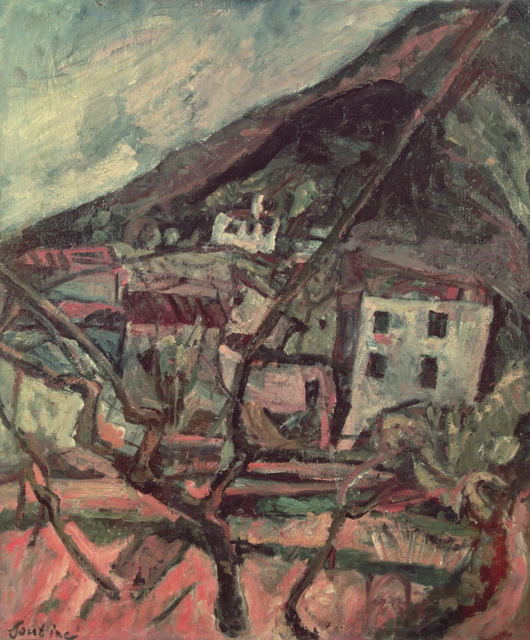 Uitzicht op Vence door Chaim Soutine