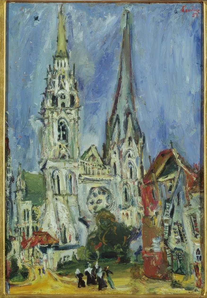 De kathedraal van Chartres door Chaim Soutine
