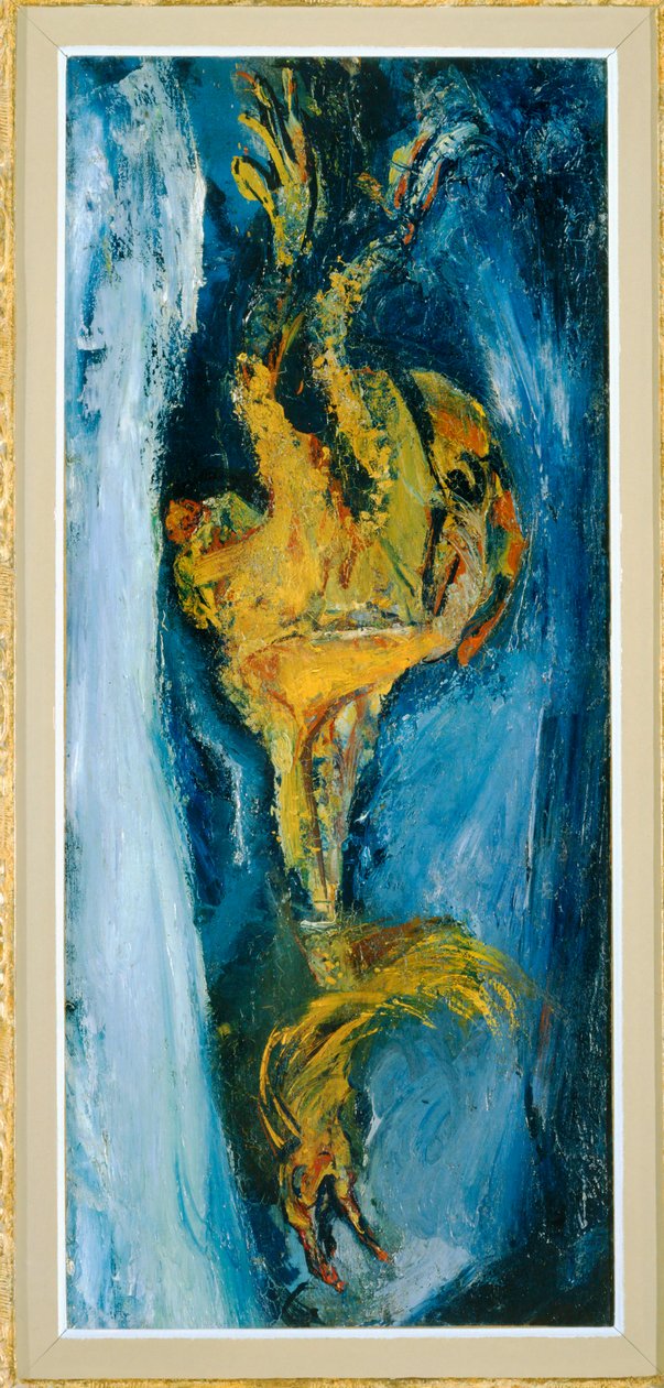 Le coq - een haan ... (schilderij op doek) door Chaim Soutine
