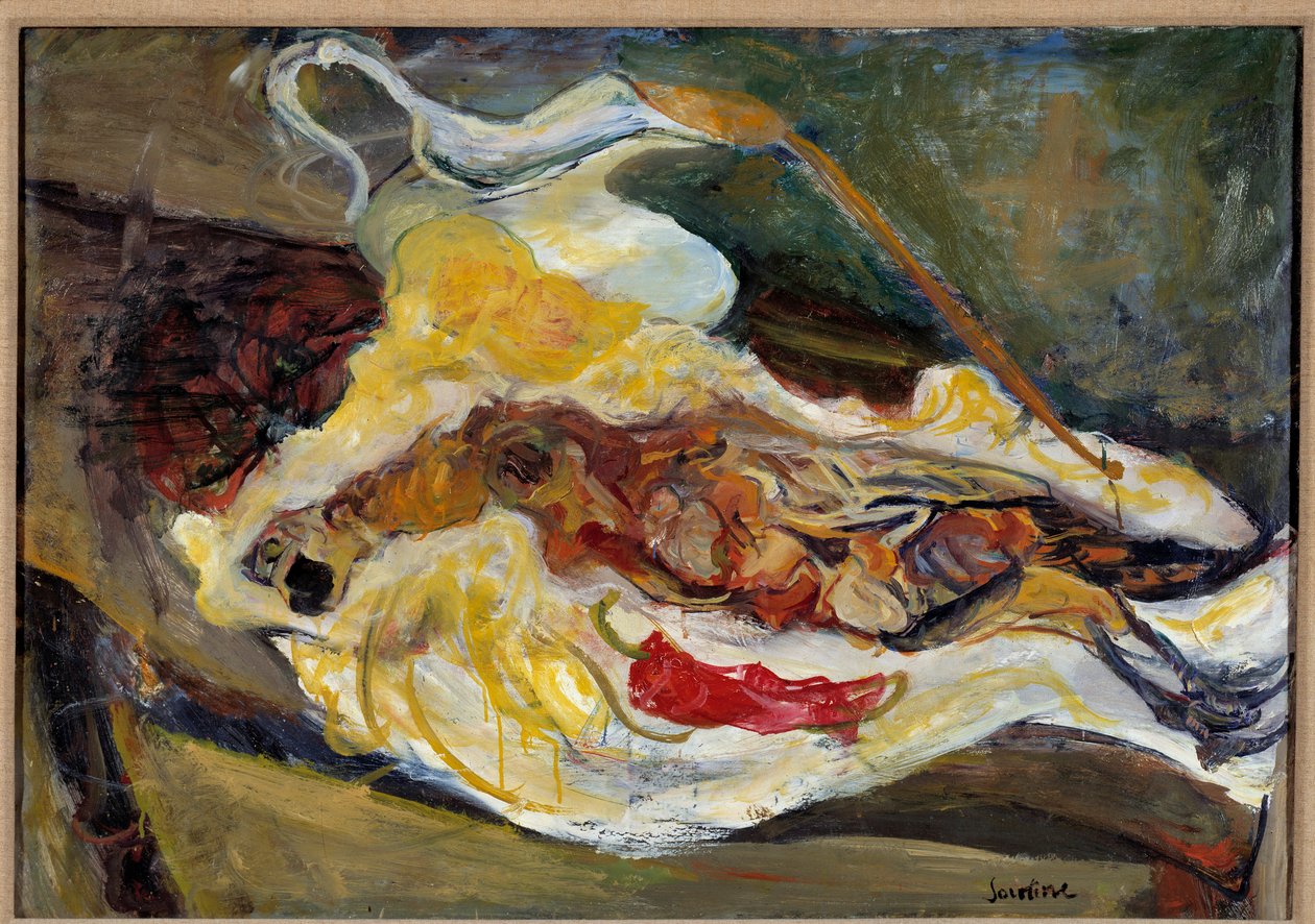 Stilleven met fazant door Chaim Soutine