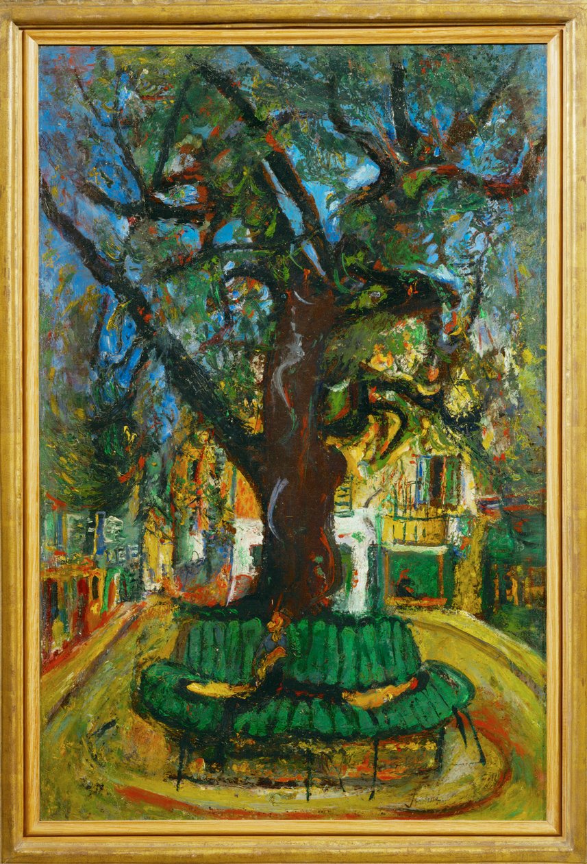 De boom in Vence door Chaim Soutine