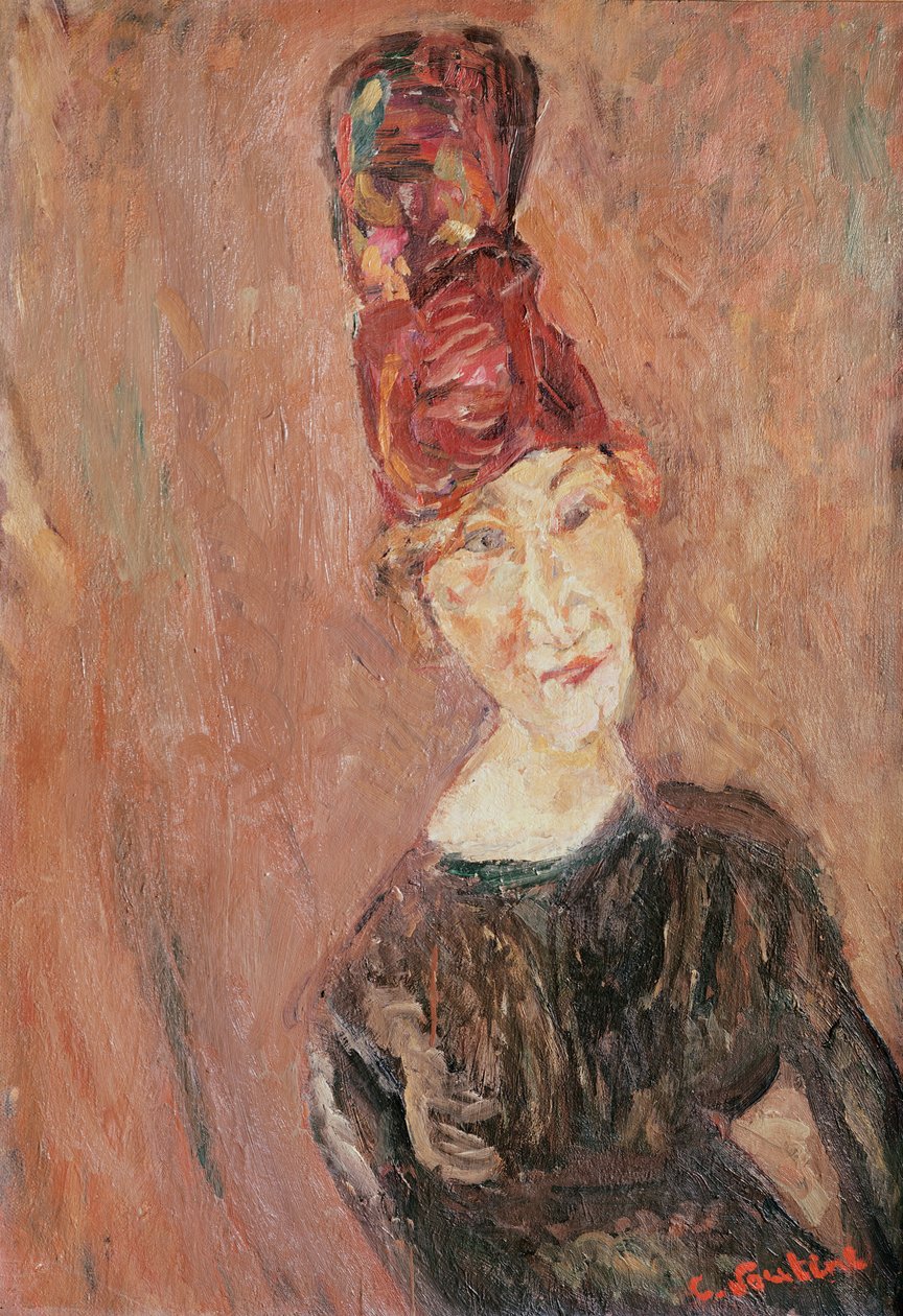 Vrouw met een Hoed, 1926 door Chaim Soutine