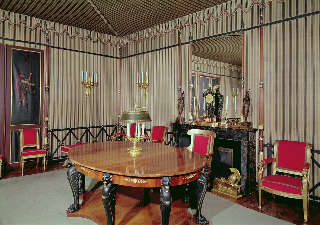Raadzaal, gecreëerd in 1800 door Charles Percier