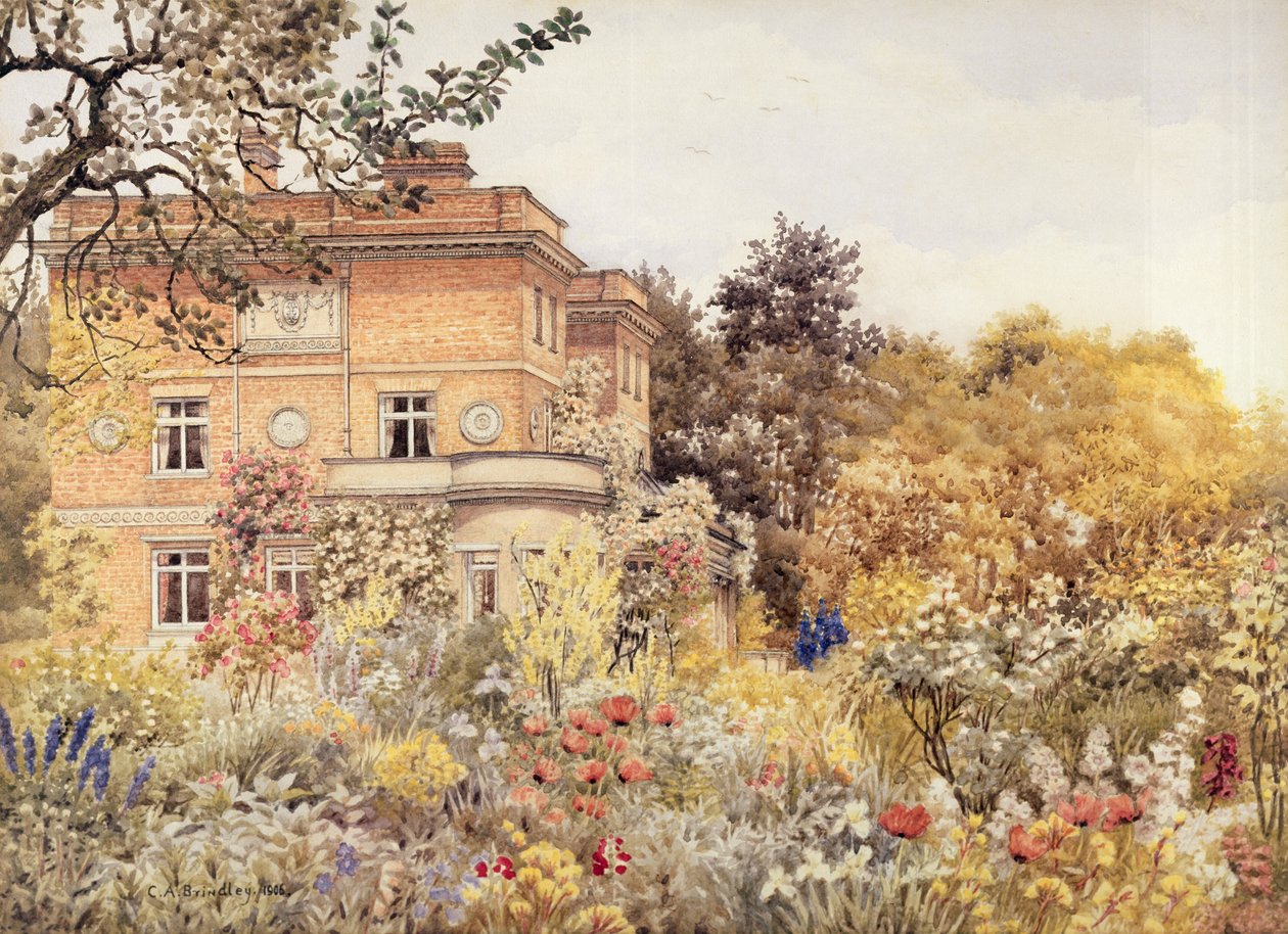 Kiftsgate Court, Gloucestershire, 1906 door Charles A. Brindley