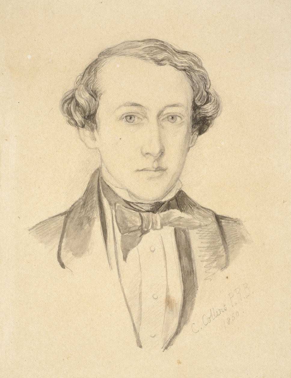 Portret van Sir John Everett Millais, 1850 door Charles Collins