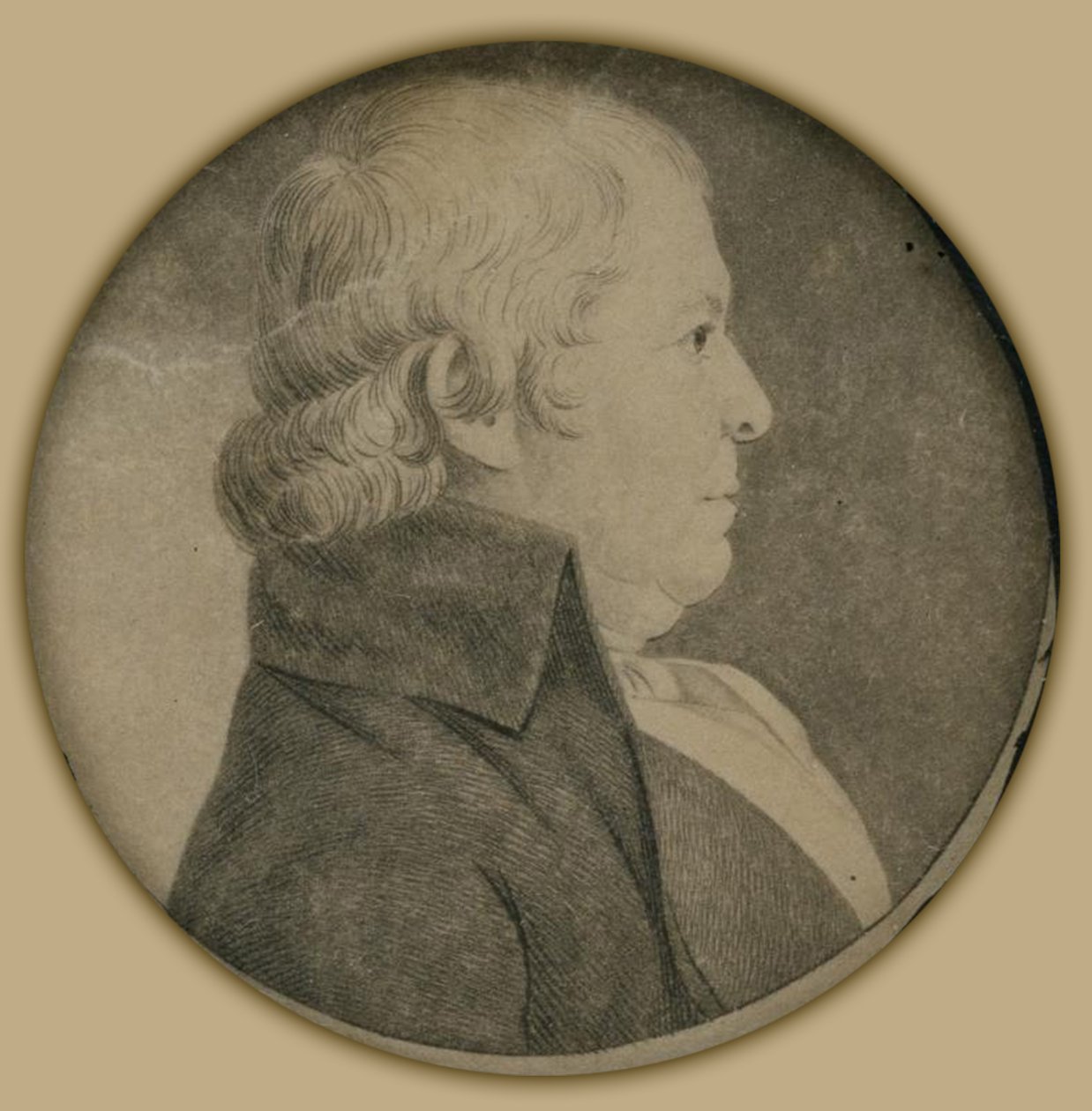Portret van Paul Revere, Jr. door Charles Balthazar Julien Févret de Saint-Mémin