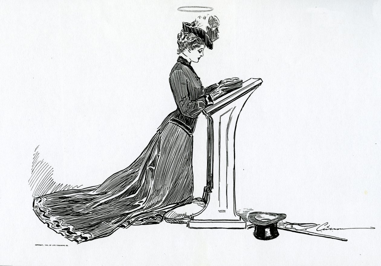 Een Gibson-meisje door Charles Dana Gibson