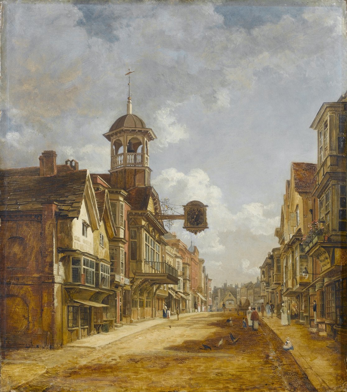 Guildford Hoofdstraat door Charles Deane