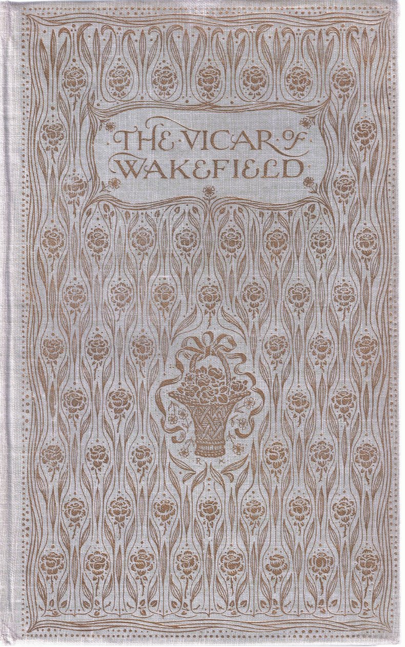 Voorkant, uit The Vicar of Wakefield gepubliceerd door J M Dent & Son Ltd, 1920s door Charles Edmund Brock