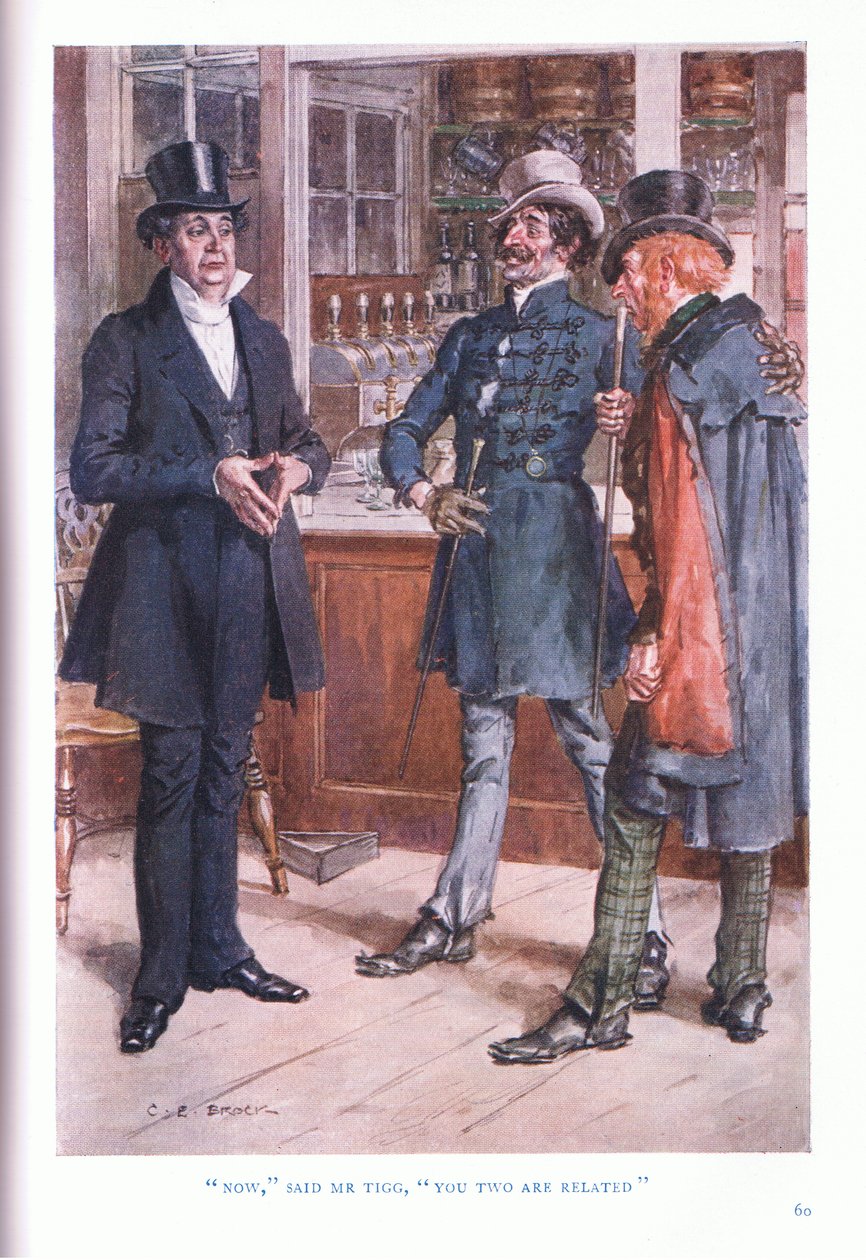 Nu zei meneer Tigg, jullie twee zijn verwant. door Charles Edmund Brock