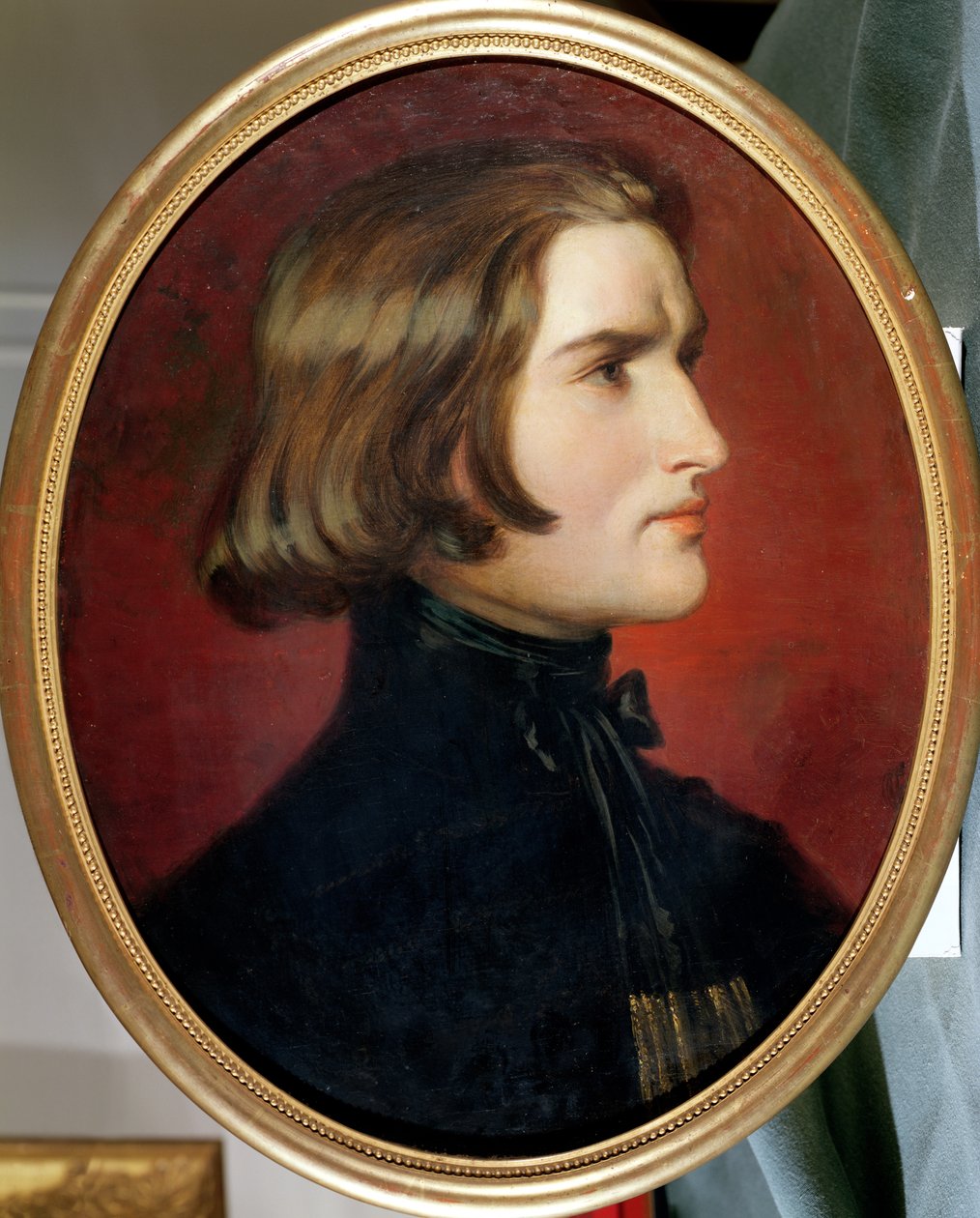 Portret van Franz Liszt (1811-86) 1838 door Charles Edouard Boutibonne