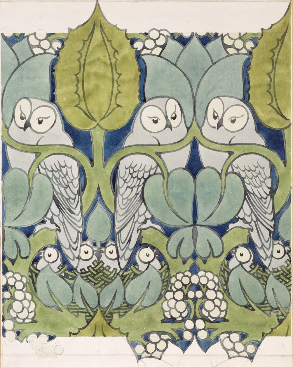Uilen, 1913 door Charles Francis Annesley Voysey