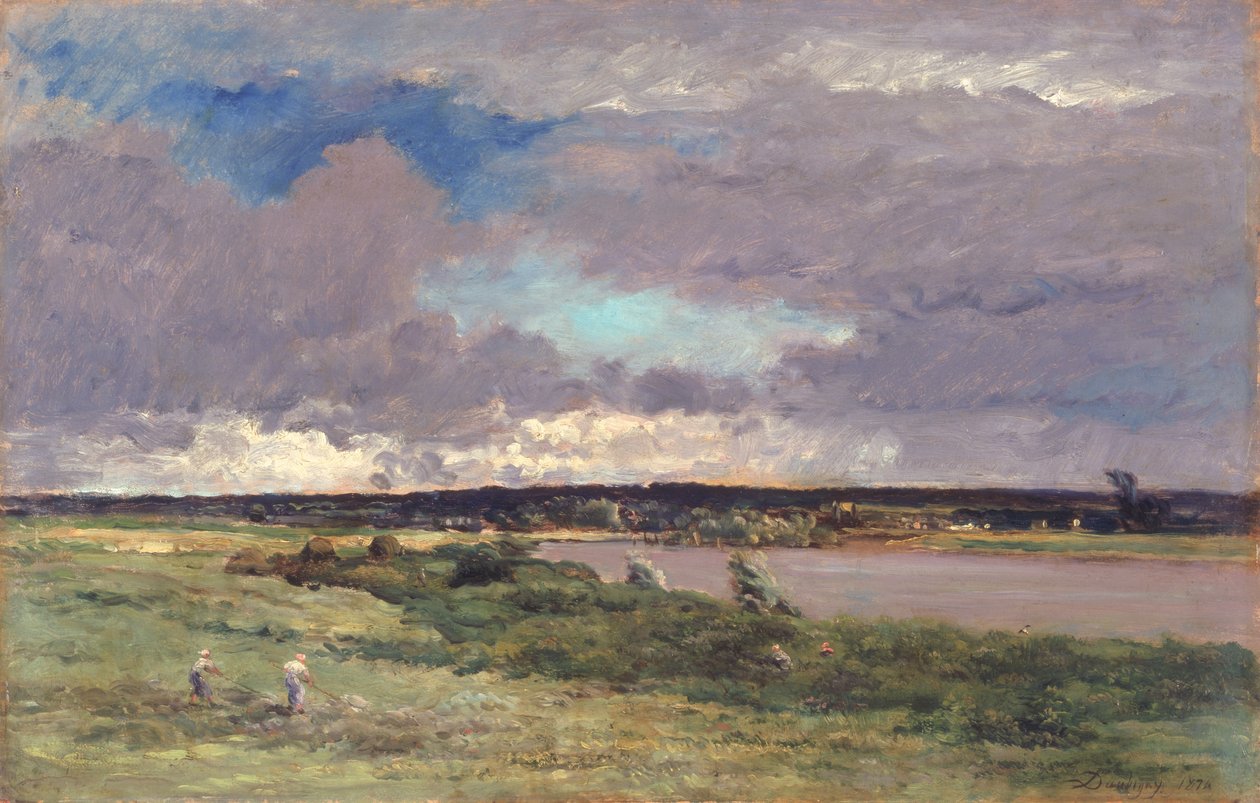 De naderende storm: vroege lente, 1874 door Charles Francois Daubigny