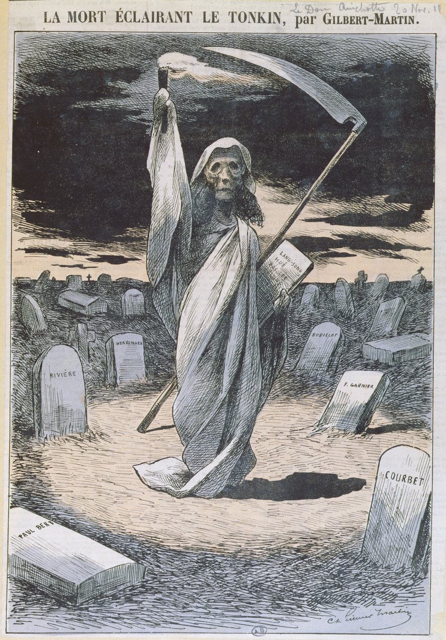 De dood verlicht Tonkin, illustratie uit 