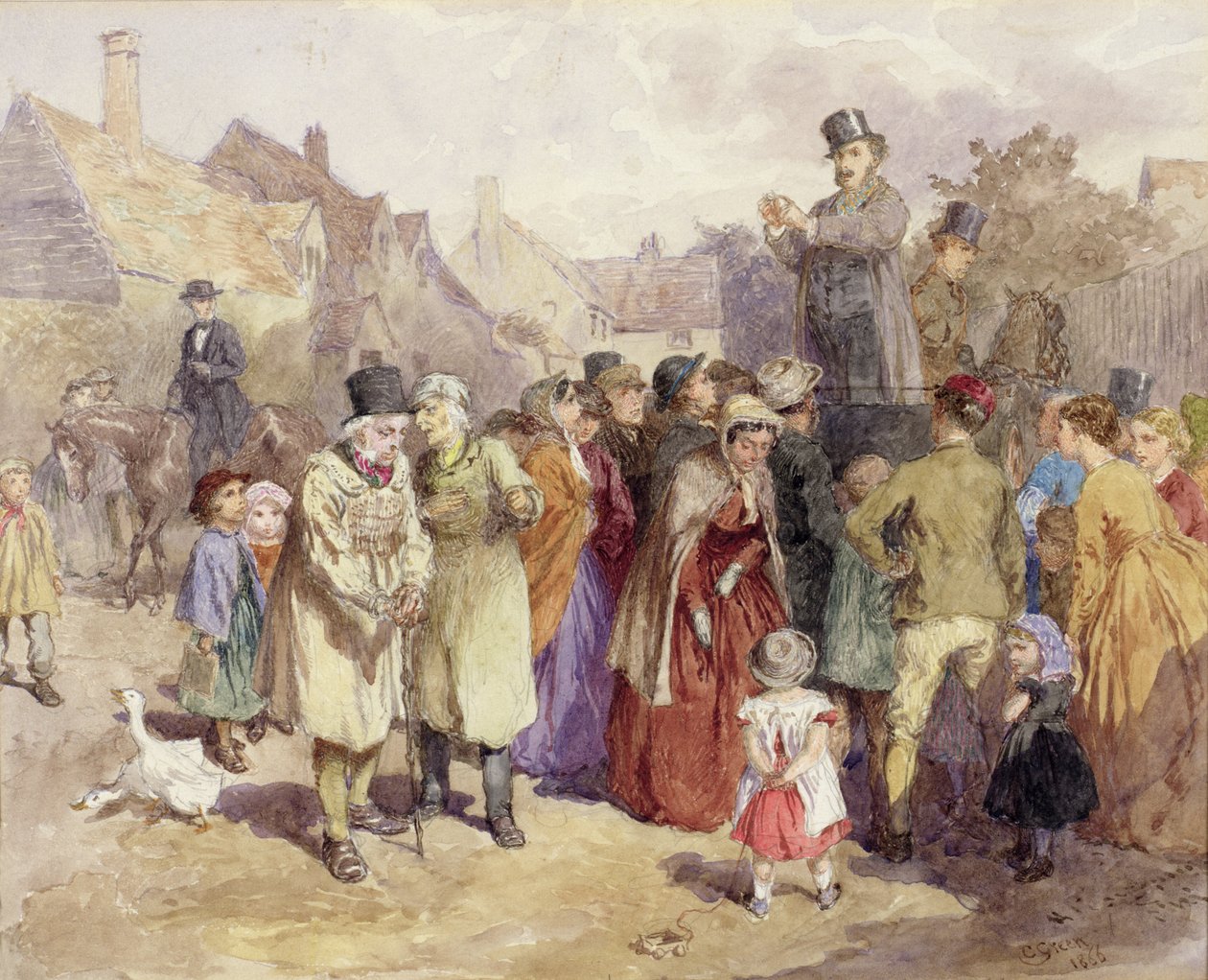 De kwakzalver door Charles Green