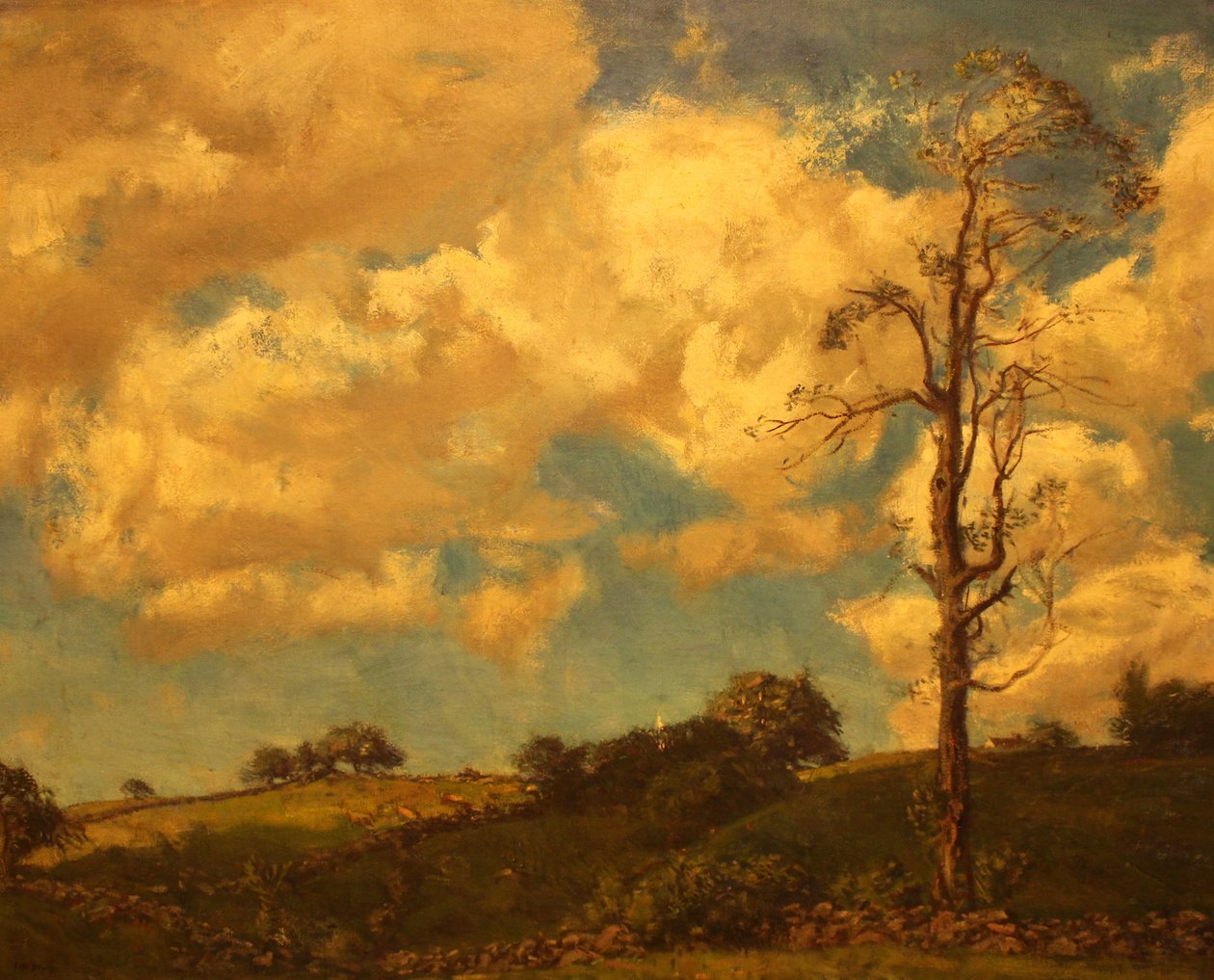 Zomerwolken door Charles Harold Davis
