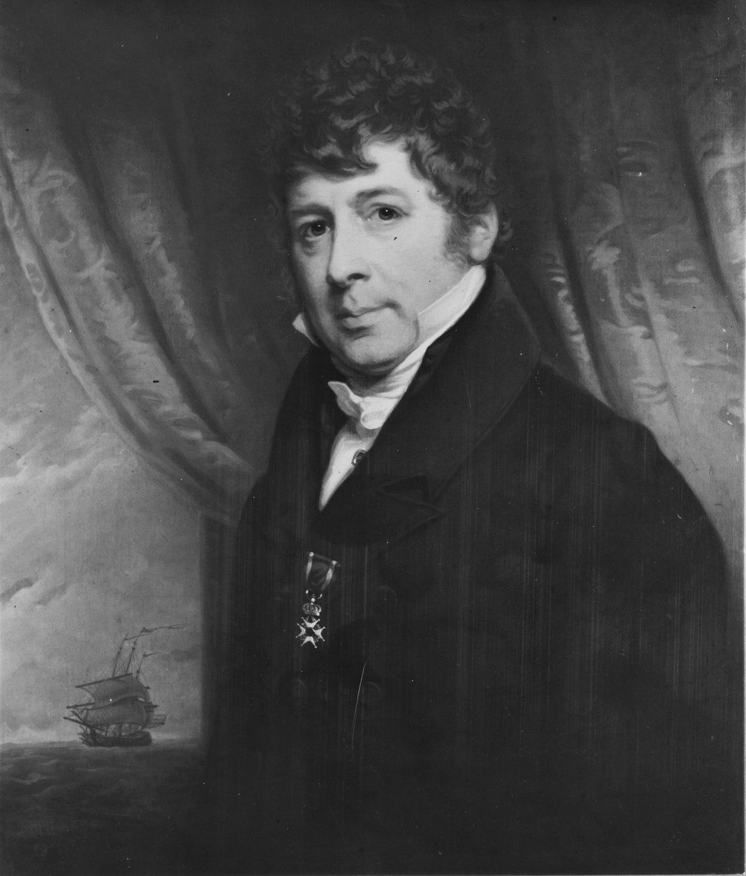 Portret van Hendrik Doeff (1764 - 1837) door Charles Howard Hodges