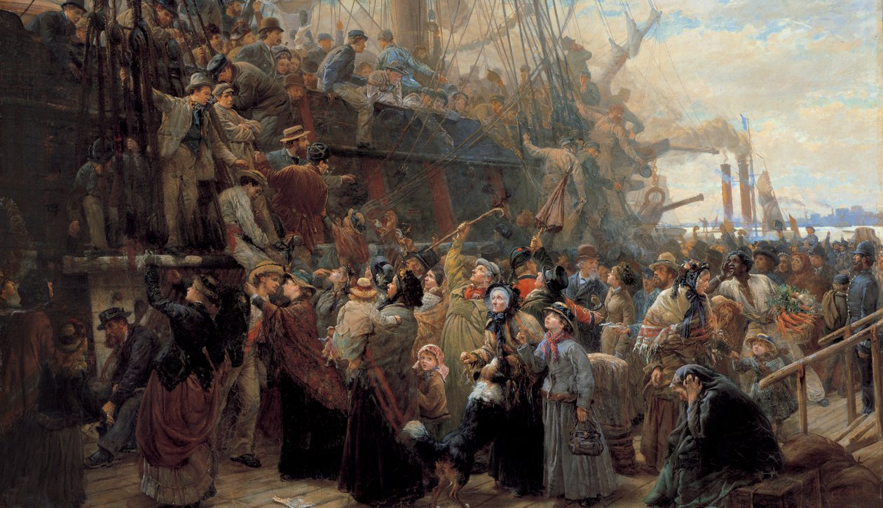 Het Emigrantenschip door Charles J. Staniland