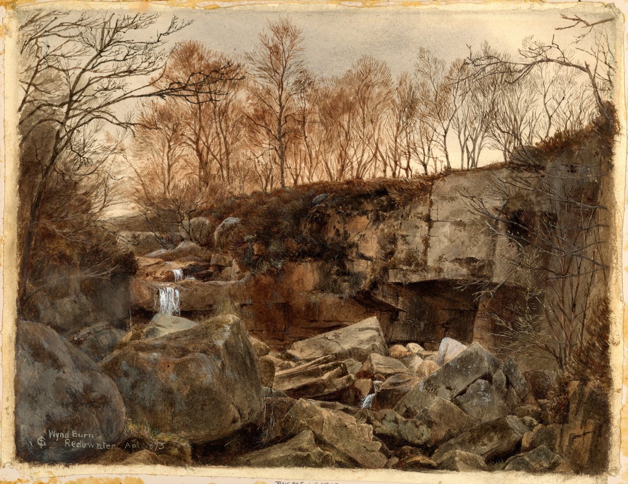 Wynd Burn, Redewater door Charles James Spence
