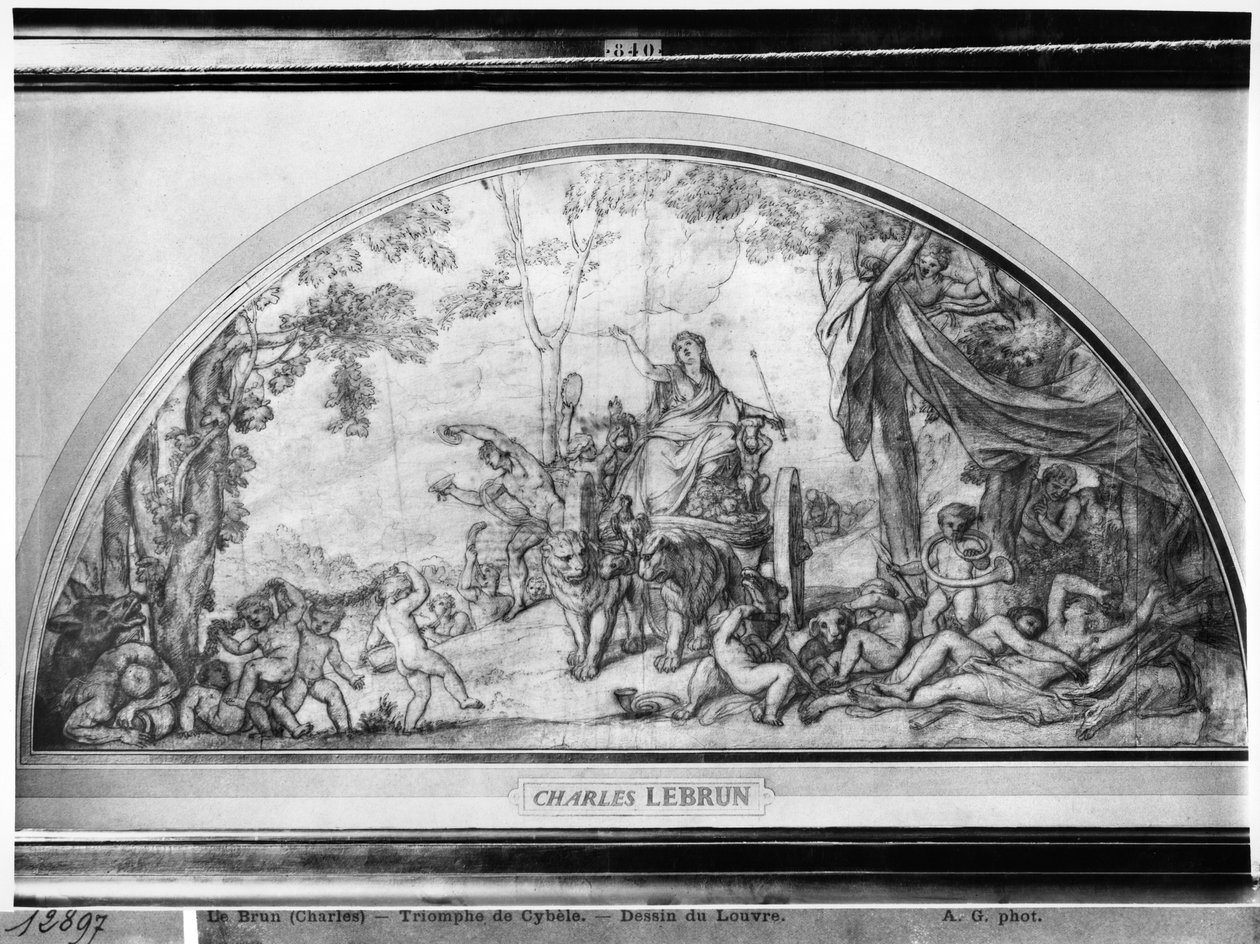 Cybele of Heropleving van de Aarde, ca.1663 door Charles Le Brun