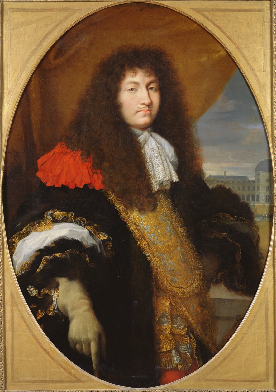 Portret van Lodewijk XIV (1638-1715), Koning van Frankrijk en Navarra, voor de Tuilerieën, ca. 1643 door Charles Le Brun