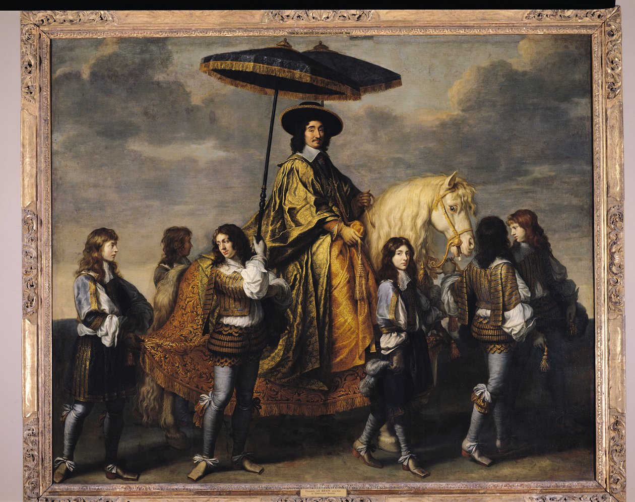 De kanselier Seguier door Charles Le Brun
