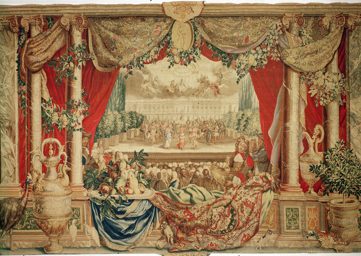 De Maand Januari Het Louvre, uit de serie tapijten 
