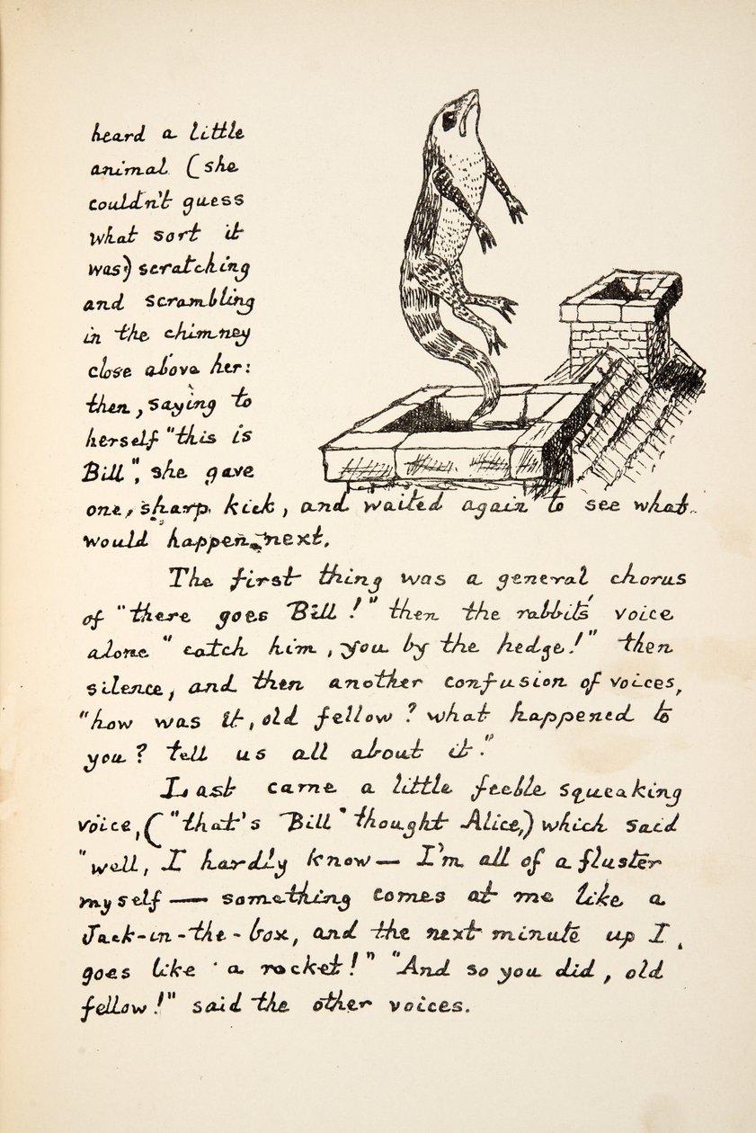 Daar gaat Bill, illustratie uit Alice