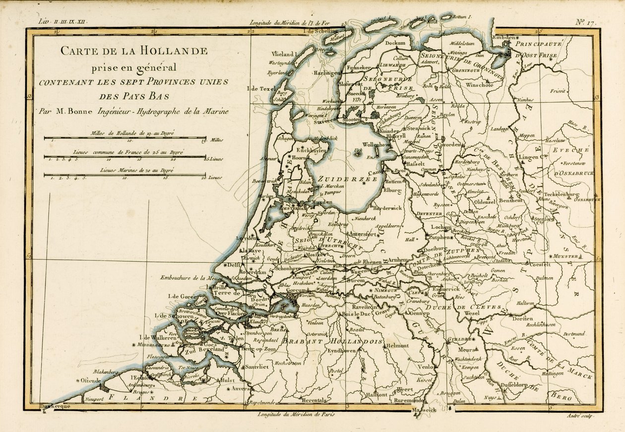Holland inclusief de Zeven Verenigde Provinciën van de Lage Landen, uit 