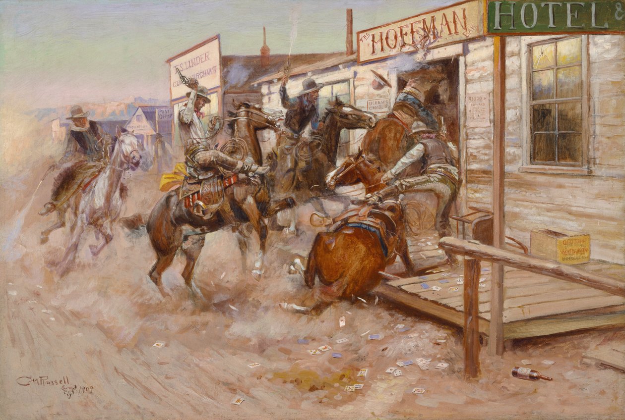 Binnen zonder kloppen door Charles Marion Russell
