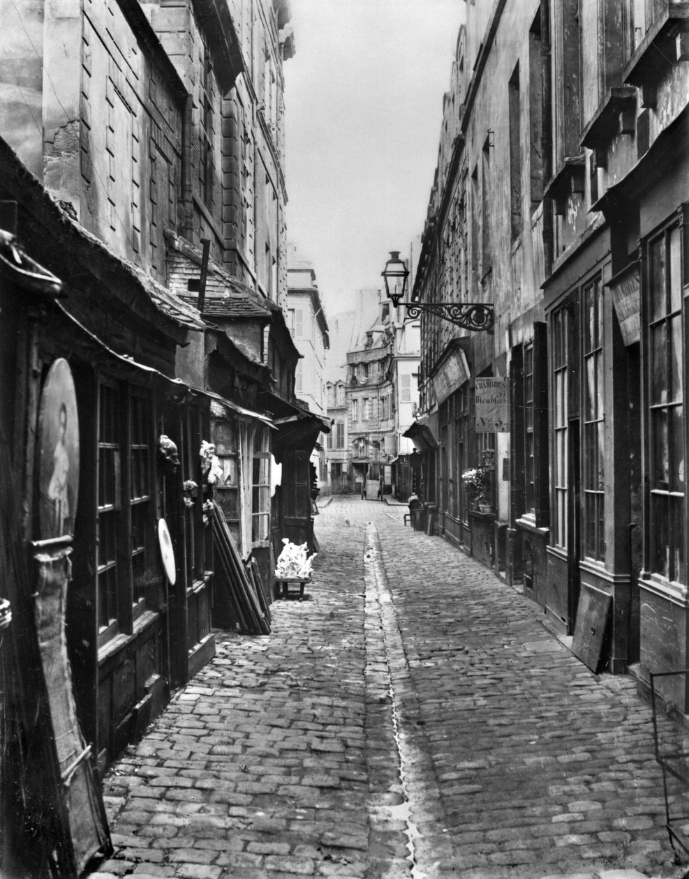 Passage de la Petite Boucherie (vanuit rue Gozlin) door Charles Marville