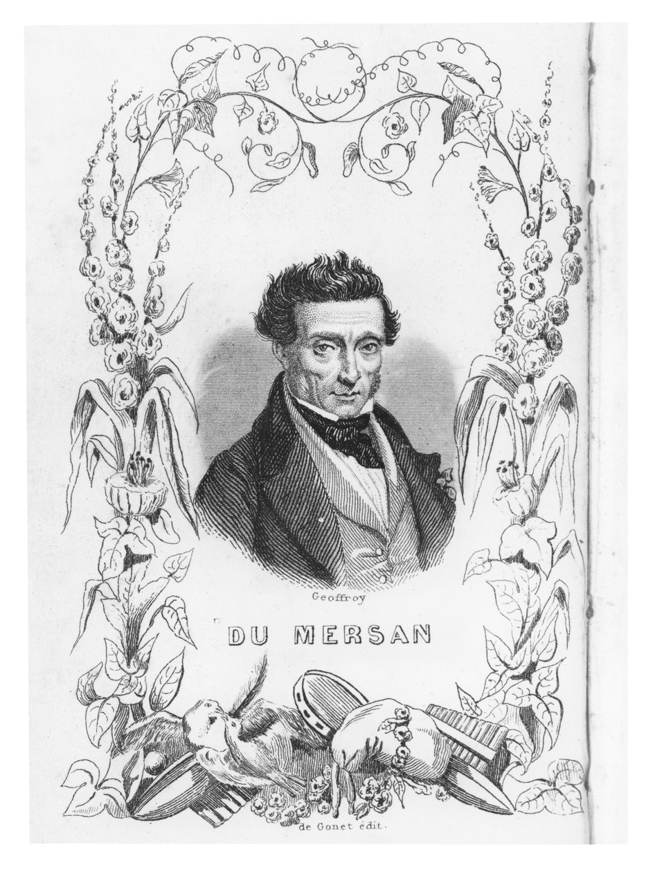 Théophile Marion Dumersan, 1847 door Charles Michel Geoffroy