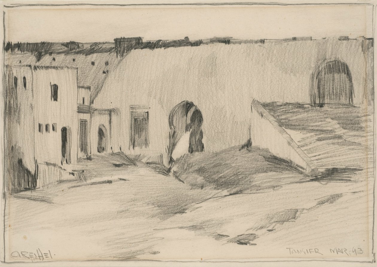 Tanger, maart 1893 door Charles P. Reiffel