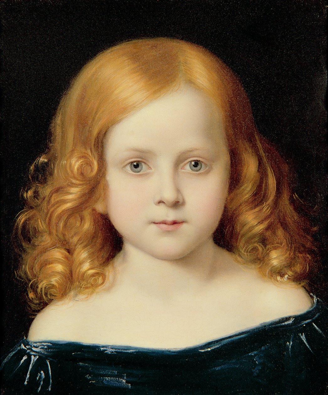 Portret van de dochter van de kunstenaar door Charles West Cope