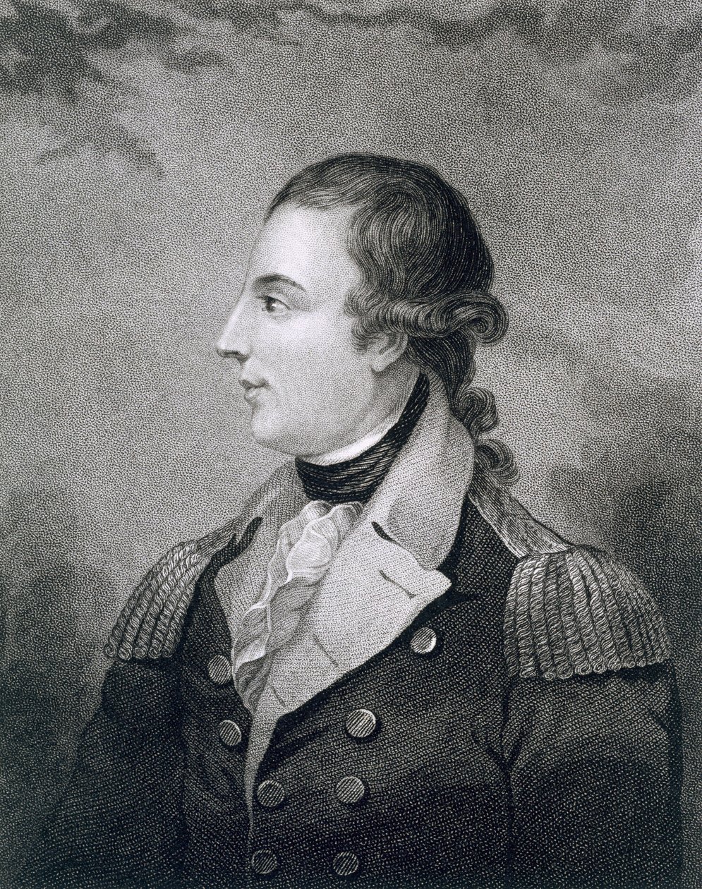 Richard Montgomery (1736-75) gegraveerd door E. Mackenzie door Charles Willson Peale