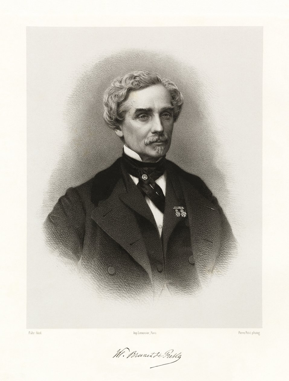 Charles Marie Wladimir Brunet de Presle door Charles Jeremie Fuhr