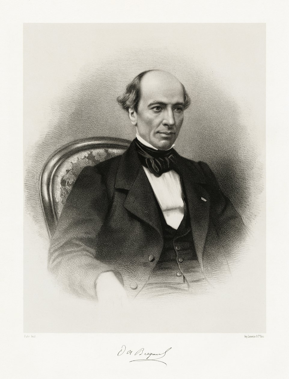 Louis Alfred Becquerel door Charles-Jeremie Fuhr
