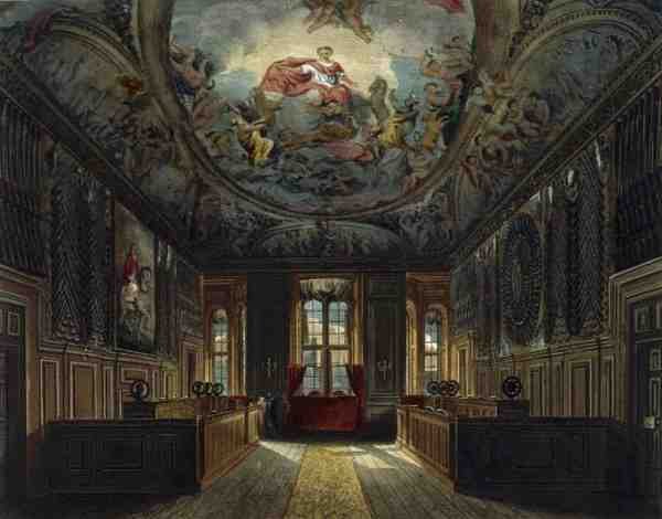 De wachtkamer van de koningin, Windsor Castle, uit 