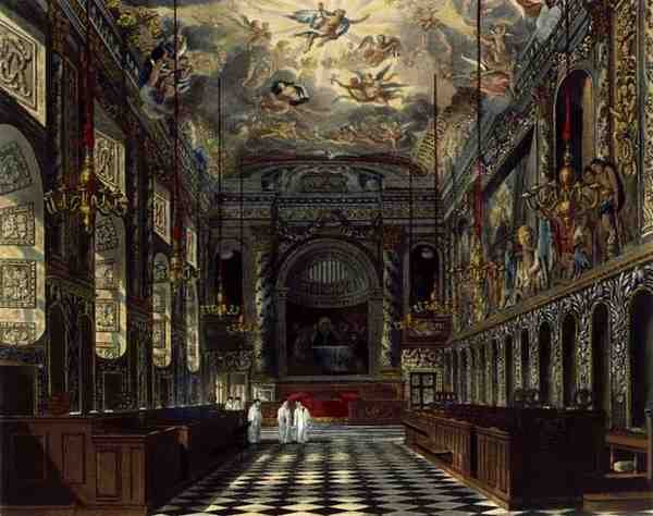 De Koninklijke Kapel, Windsor Castle, uit 