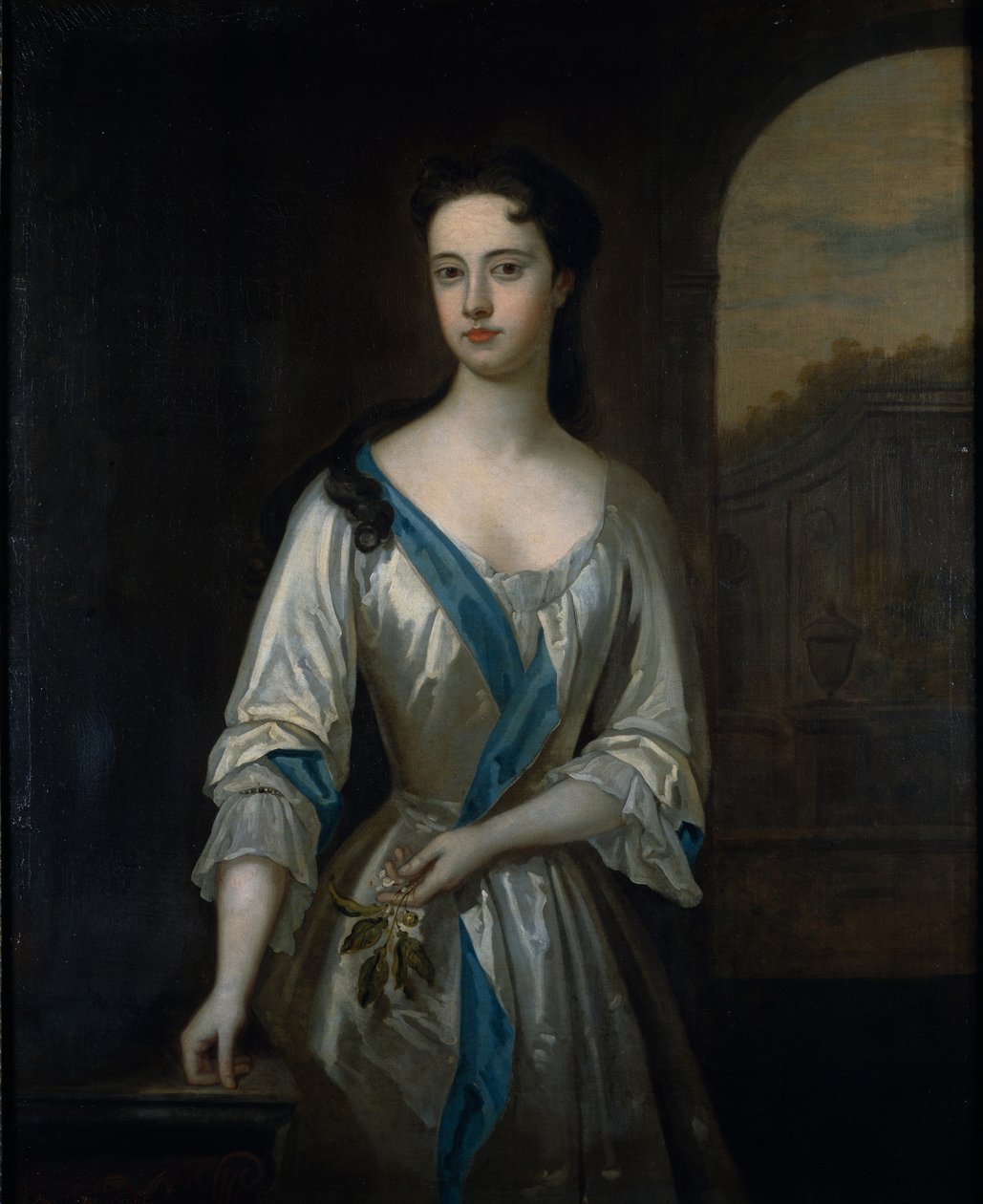 Portret van Dorothy Savile, gravin van Burlington door Charles (attr. to) Jervas