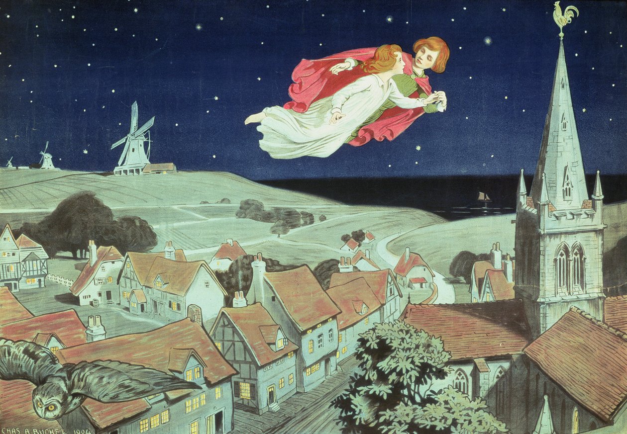 Poster voor de eerste productie van J.M. Barrie