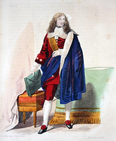 Jean-Baptiste Colbert de Torcy (1619-83), illustratie uit 