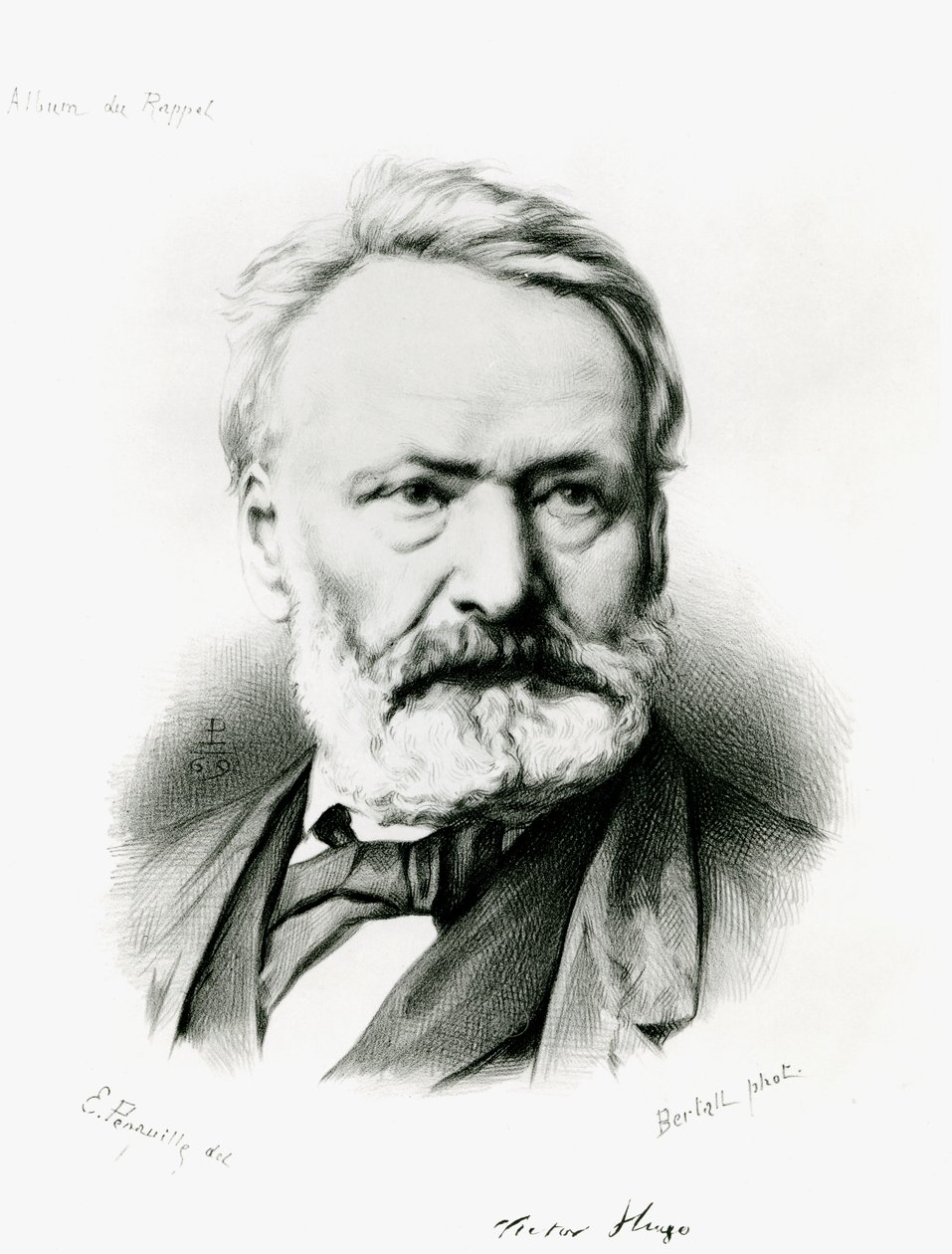 Portret van Victor Hugo (1802-85) uit 