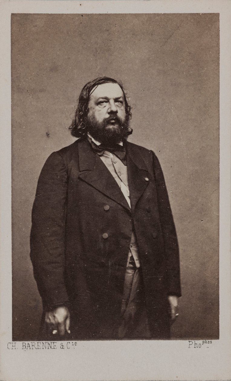 Portret van de dichter Théophile Gautier 1811-1872, 1872 door Charles Amédée Barenne