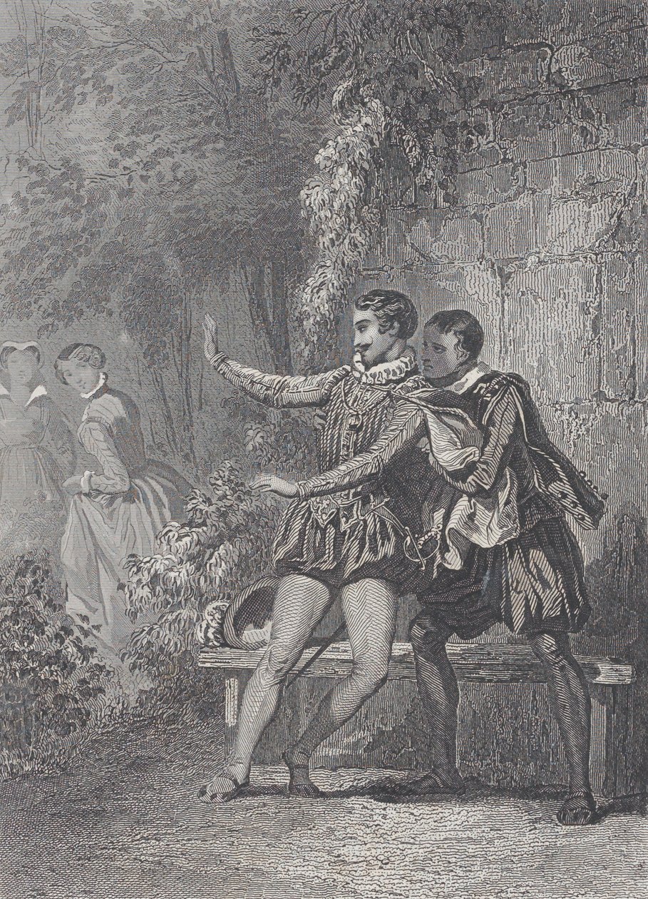 De dame van Monsoreau La Dame de Monsoreau, 1830-73 door Charles Amedee Colin