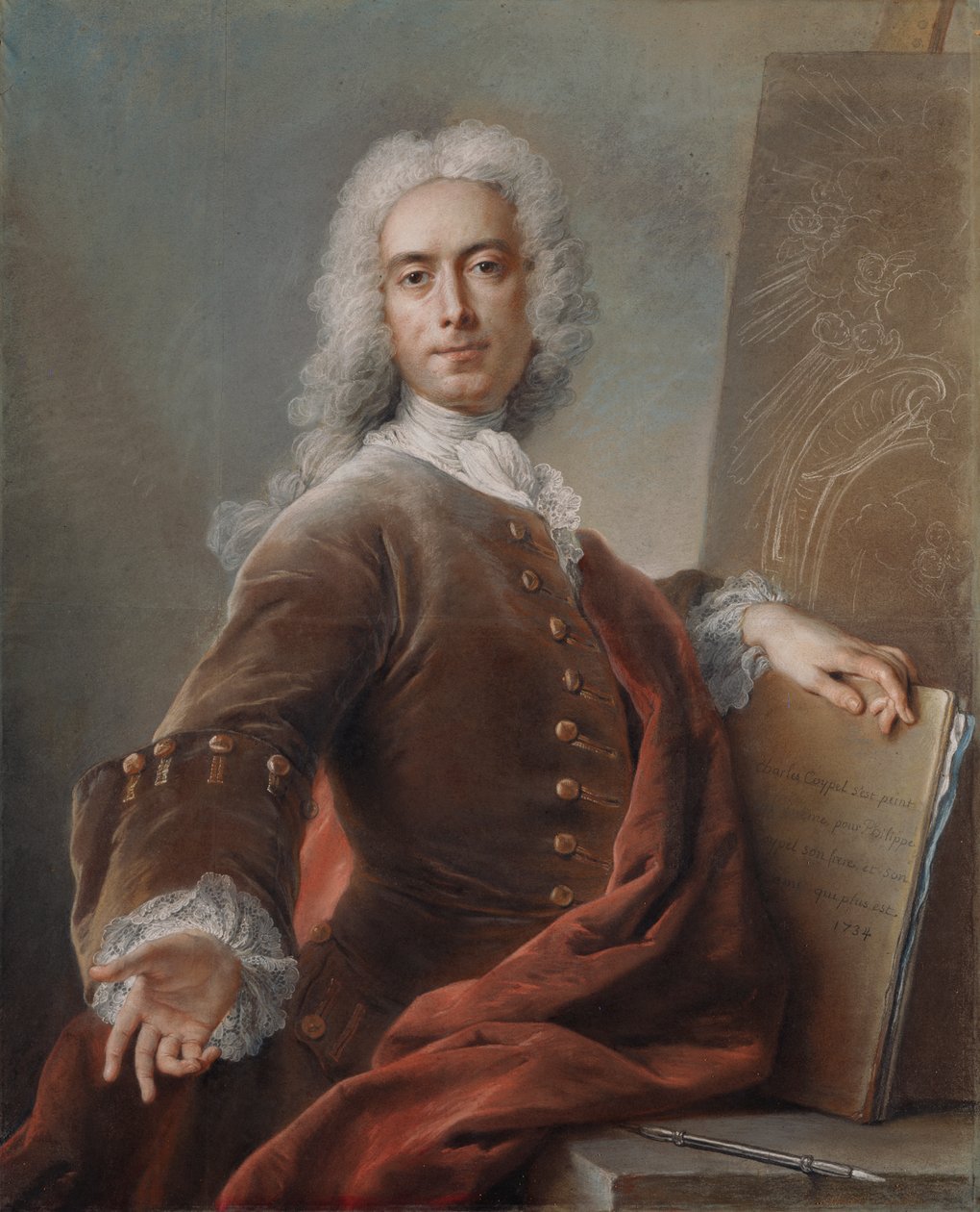 Zelfportret door Charles Antoine Coypel