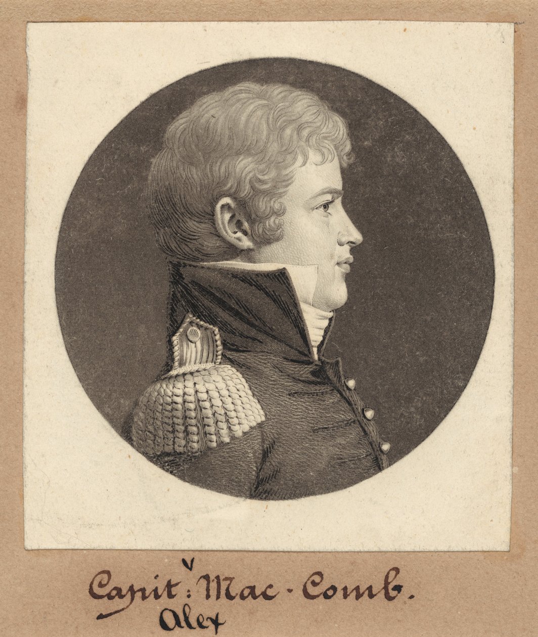 Alexander Macomb, Jr. door Charles B. J. Févret de Saint Mémin
